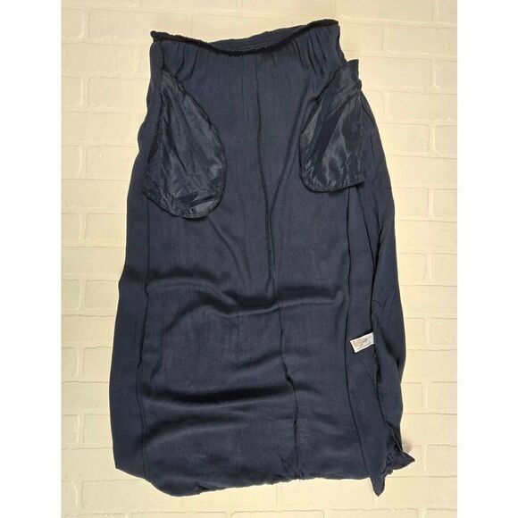 Isabel Maternity Blue Maternity Maxi Dress Medium - Picture 4 of 5